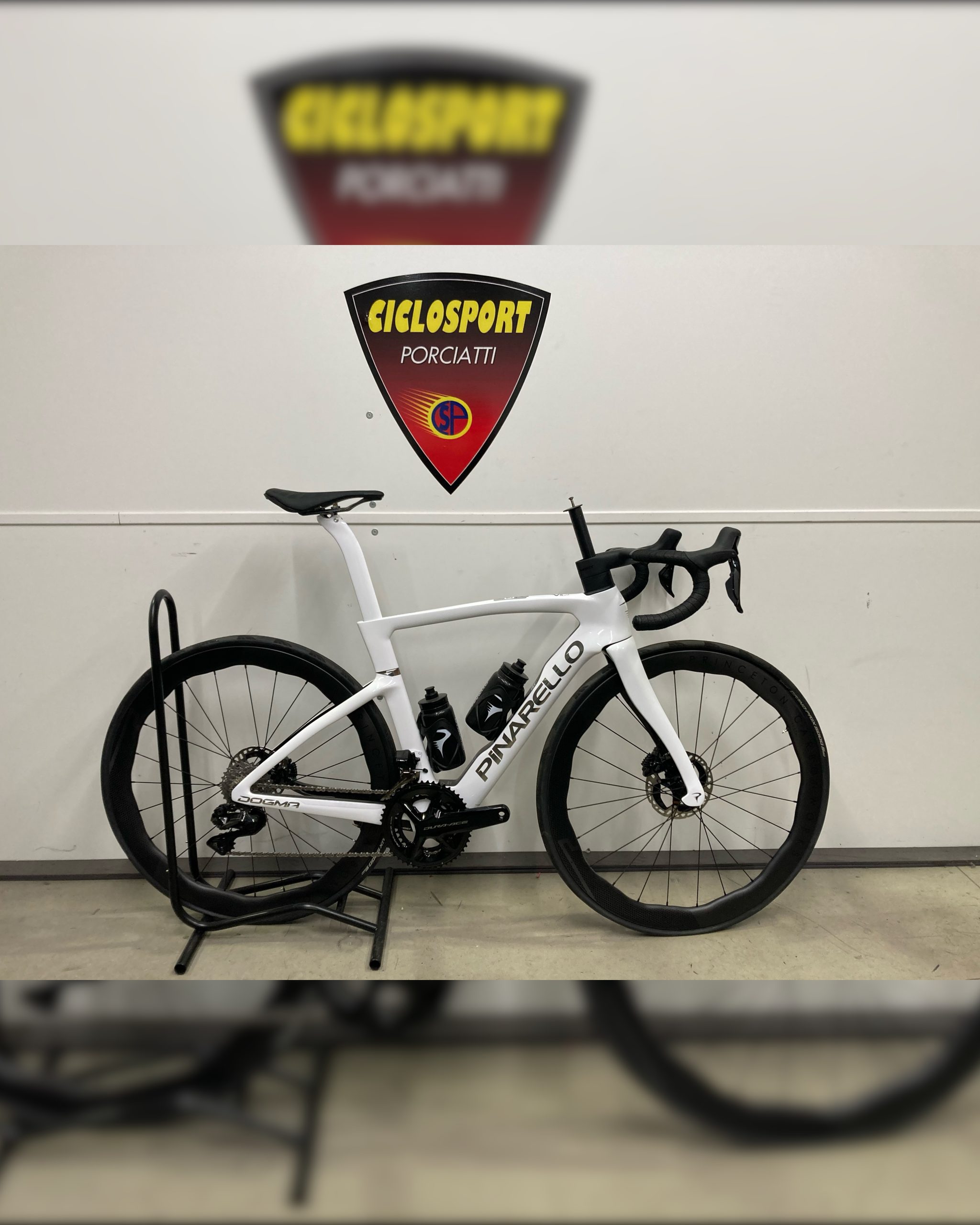 Pinarello Dogma F White Edition – Shimano Dura-Ace Di2 – Ruote Princeton CarbonWorks